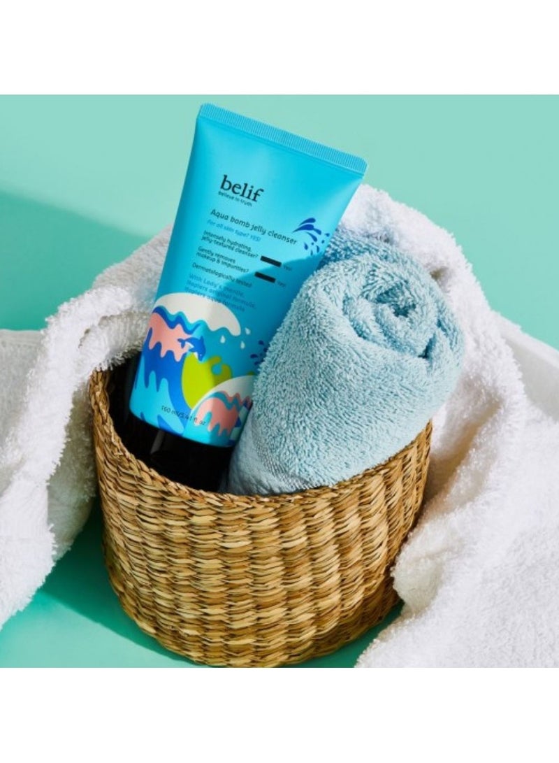 Belif Aqua Bomb Jelly Cleanser Hydrating 160ml - Image 3