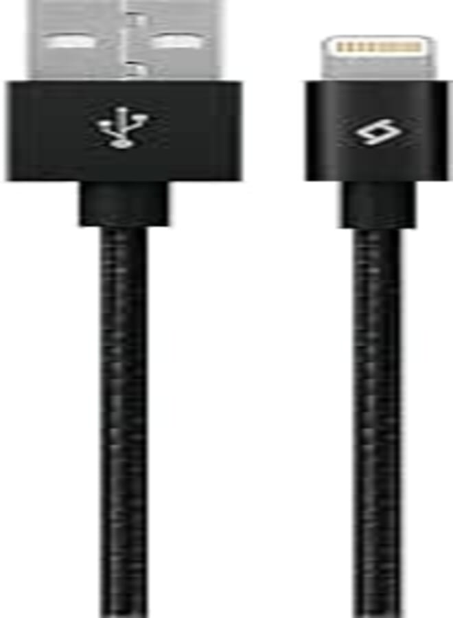 TTEC 2Dkm02S AlumiCable MFI Lightning to USB Data Cable, 120 cm - Black