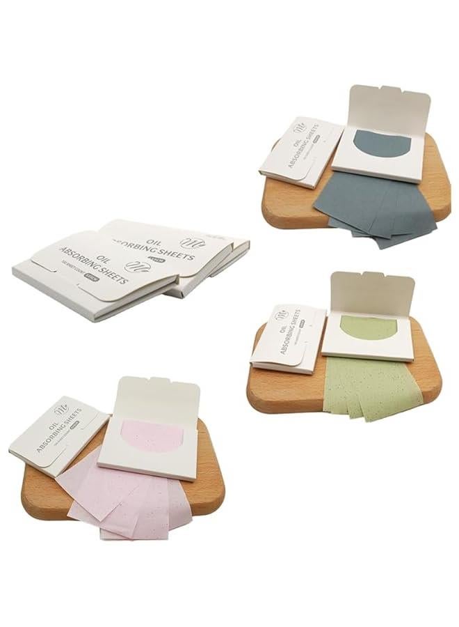 BWSJ Premium Face Oil Blotting Paper for Oil Control with Green Tea and Rose  300 Sheets - Image 2
