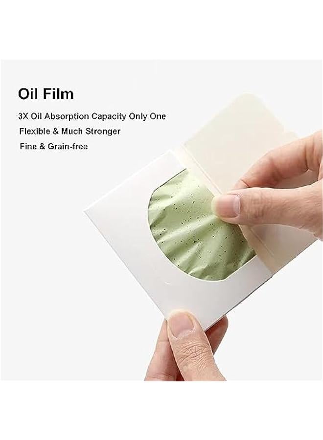 BWSJ Premium Face Oil Blotting Paper for Oil Control with Green Tea and Rose  300 Sheets - Image 5