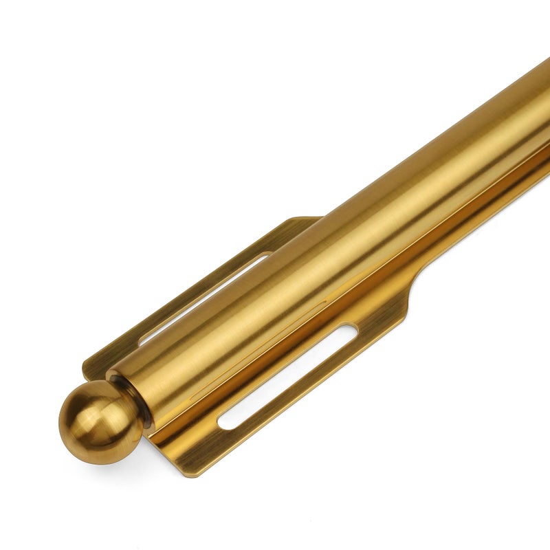 FIRJOY 12" Valet Rod for Closet Pull Out (1 Pack, Brushed Gold) - Image 3