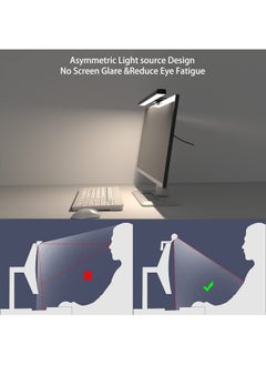 Arabest RGB Monitor Screen Led Lights Eye Caring PC Monitor Led Bar Space Saving Desk Lamp with Auto-dimming for Home/Office/Study/Gaming  (Curved Screen)  - Image 5