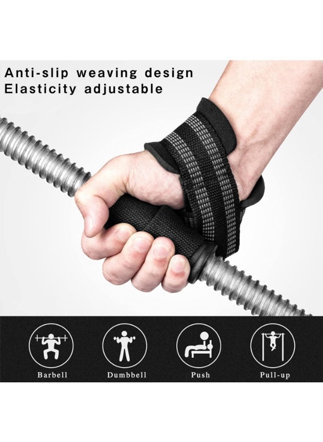 Generic Weight Lifting Straps Pair Gym Wrist Support Accessories for Men and Women Wrist Support Belt for Deadlifting, Weight Lifting Straps for Gym Grip Weightlifting, Weightlifting Belt  - Image 3