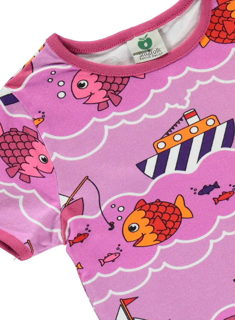 Småfolk Printed Knit Dress