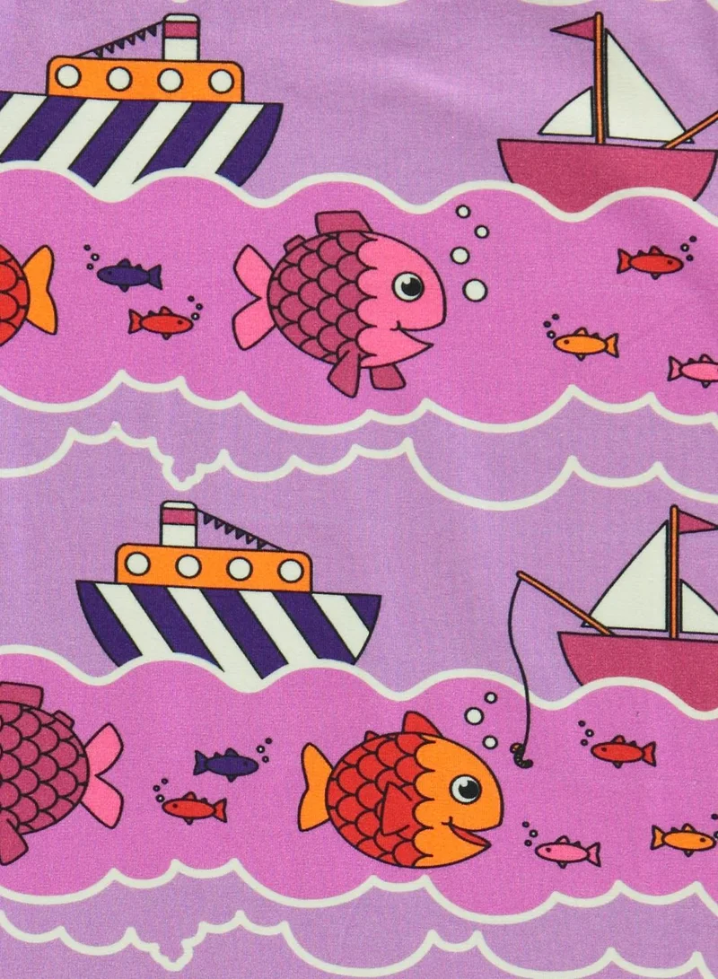 Småfolk Printed Knit Dress