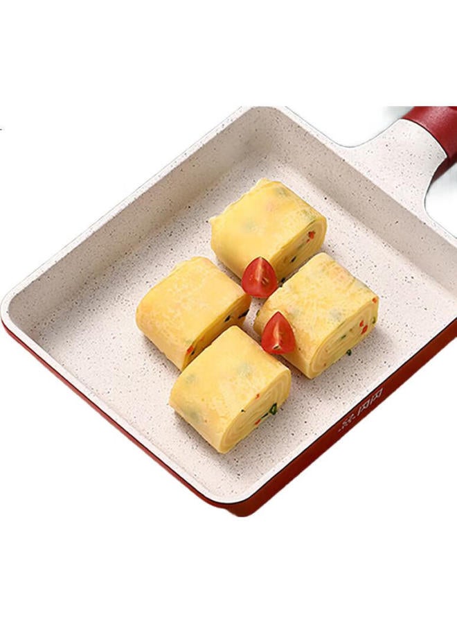 Ssn Yuzi Shao Pan, Thick Egg Pan, Frying Pan, Breakfast Pan, Egg Pan, Flat Bottom Pan, Non-Stick Pan, Rectangular Egg Roll Pan - Image 2