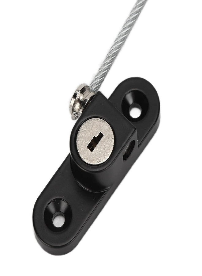 SNAPPSY Punch-Free Child Safety Lock with Combination Dial | Stainless Steel Wire Rope & ABS | Refrigerator, Window, Sliding Door, Drawer & Switchboard Lock - Image 5