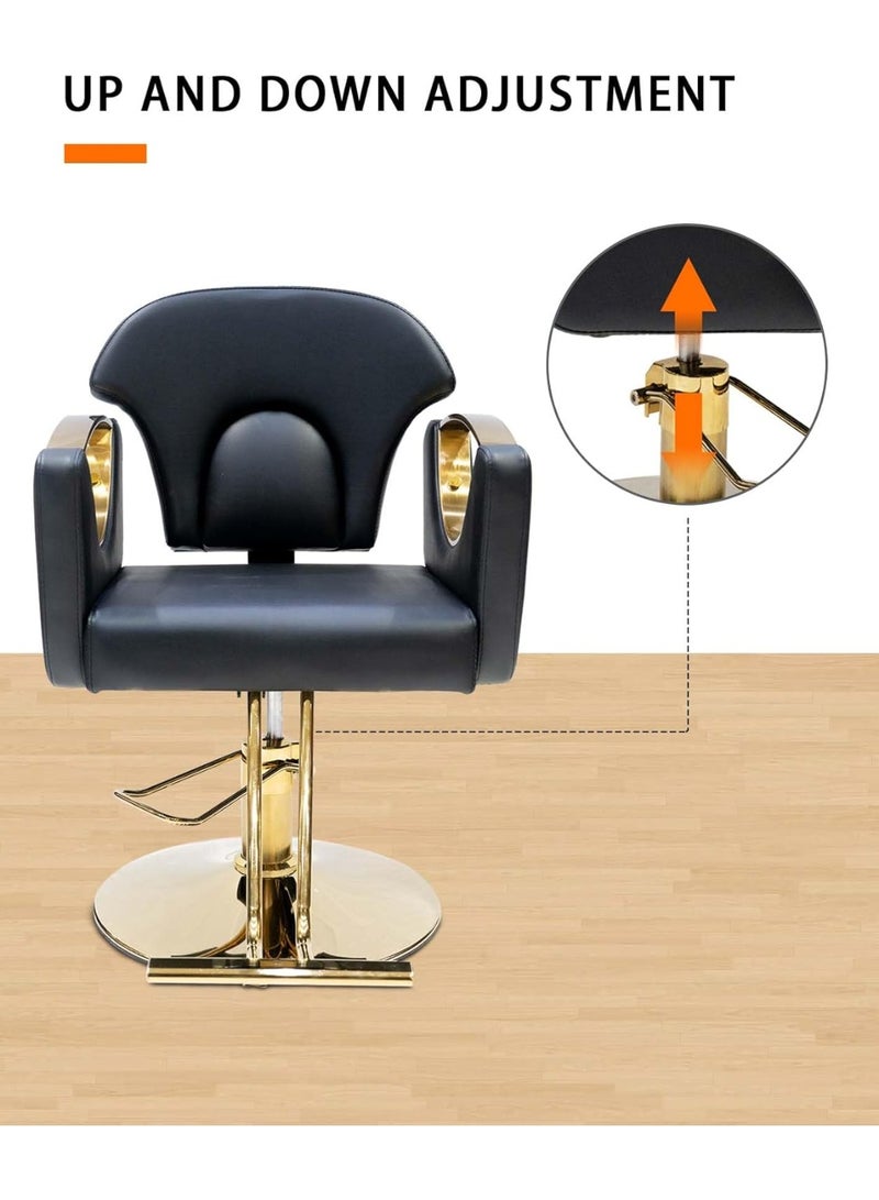 Meishida Ladies Salon Chair Reclining Swivel & Hydraulic Chair Heavy Duty Hair Styling Chair for Beauty Salon, Spa Equipment  - Image 4
