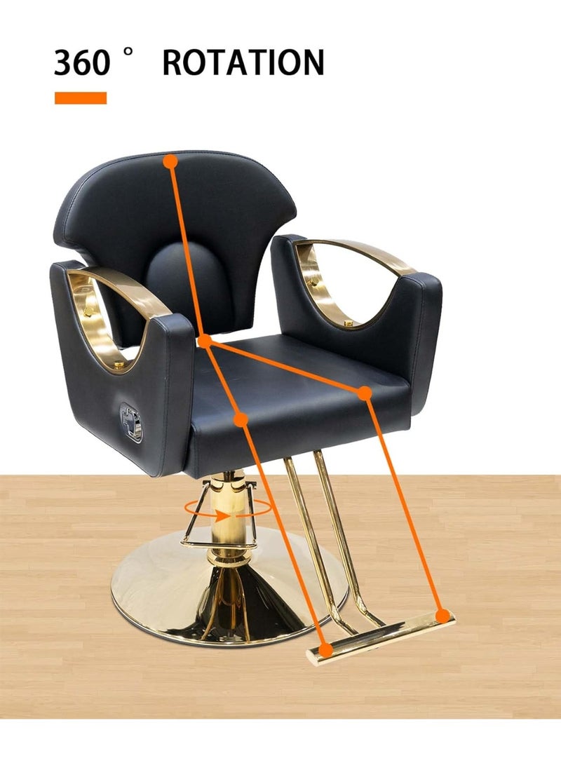 Meishida Ladies Salon Chair Reclining Swivel & Hydraulic Chair Heavy Duty Hair Styling Chair for Beauty Salon, Spa Equipment  - Image 2