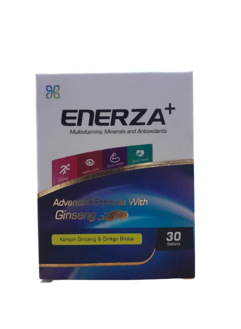 ENERZA MULTIVITAMIN &MINERALS 30TAB
