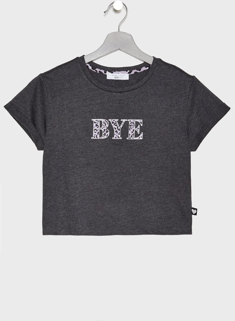 NEW LOOK Teen Slogan Short Pyjama Set