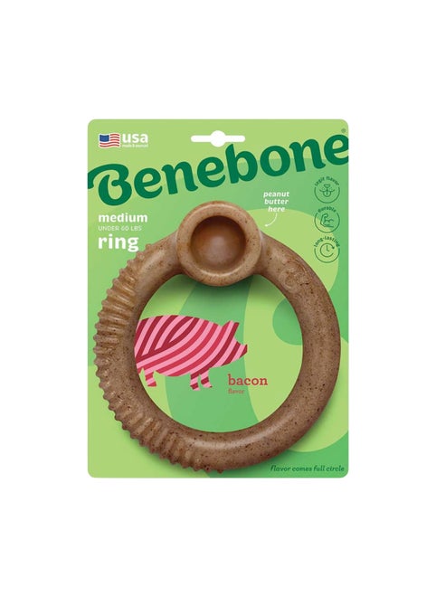 Ring Dog Toy Bacon