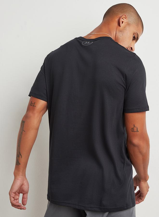 UNDER ARMOUR Team Wordmark Printed Round Neck T-shirt - Image 4