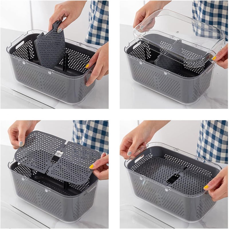 ALKAYAN Vegetable Chopper, 22Pcs Multifunctional Food Chopper, Professional Onion Cho... - Image 5