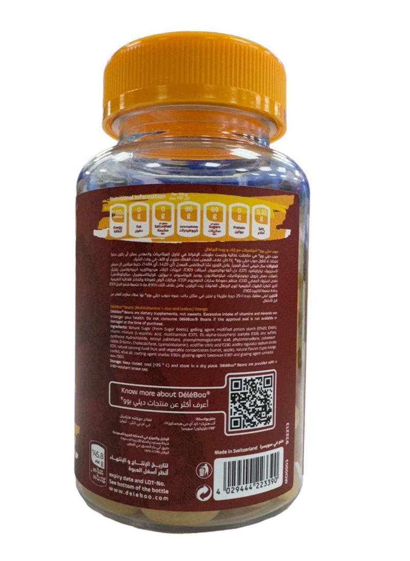DéléBoo Orange Flavored Dietary Supplement With Zinc And Iodine To Support Children's Growth And Adult Nutrition  - Image 4