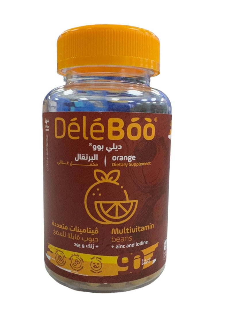 DéléBoo Orange Flavored Dietary Supplement With Zinc And Iodine To Support Children's Growth And Adult Nutrition  - Image 2