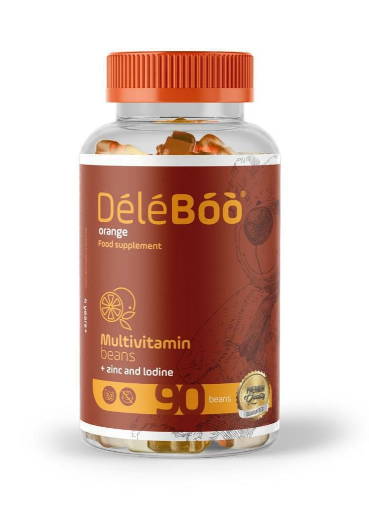 DéléBoo Orange Flavored Dietary Supplement With Zinc And Iodine To Support Children's Growth And Adult Nutrition  - Image 1