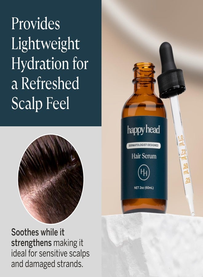 Happy Head Hair Regrowth Serum - Leave-In Scalp & Hair Treatment with Procapil®, Biotin & Rosemary - Lightweight Formula - 2oz - Image 5
