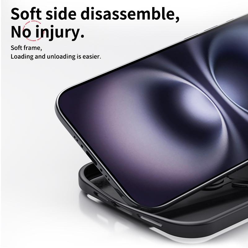 إيروريكس جراب هاتف iPhone Air ذو الحلقة المزدوجة MagSafe المغناطيسي (أسود غير لامع) - Image 5