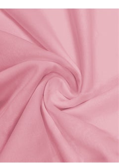 Raymond Raymond Home King Flat Sheet Bedsheet 144 Thread Count Luxirious Mercerised 100% Long Staple Cotton Bedding Solid Pre Shrunk Percale Finish Bed Linen with 2 Pillow Case - Rose (274 * 274 CM)  - Image 3