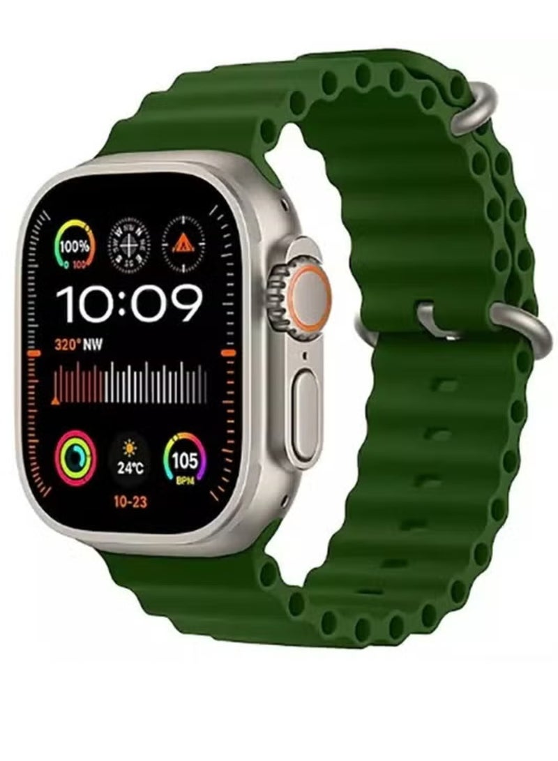 ELTRAZONE 9 Ultra 2 Smart Watch – Super AMOLED Display, AI Chat, Wireless Charging for iOS & Android - Image 1
