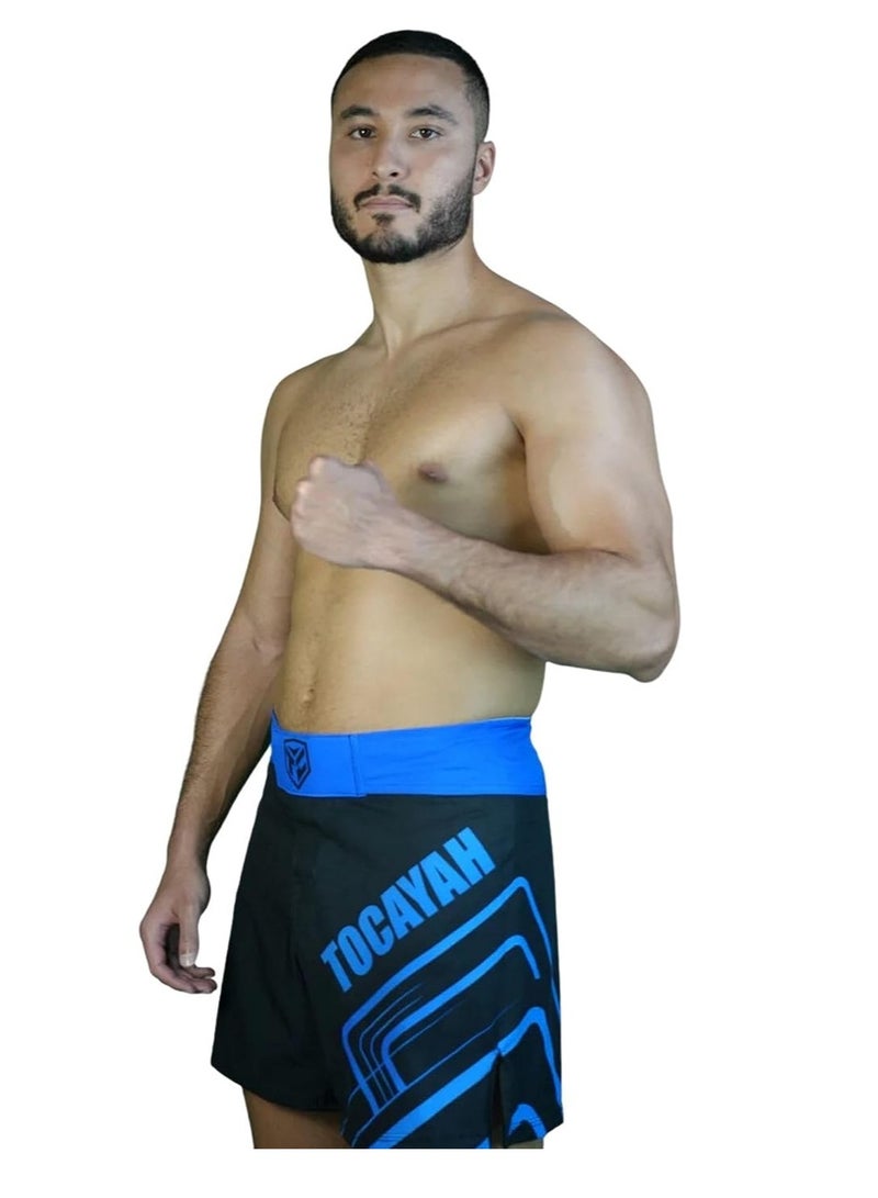 TOCAYAH Tocayah Octagon MMA Shorts | Training Cage Fighting Grappling Martial Arts Kickboxing Shorts | Men Women Kickboxing High Grade Fight Training Workout Trunk - Image 1