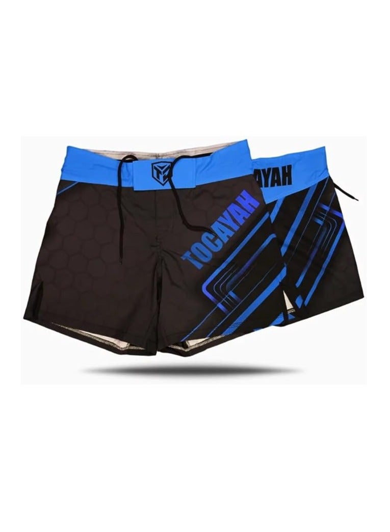 TOCAYAH Tocayah Octagon MMA Shorts | Training Cage Fighting Grappling Martial Arts Kickboxing Shorts | Men Women Kickboxing High Grade Fight Training Workout Trunk - Image 4