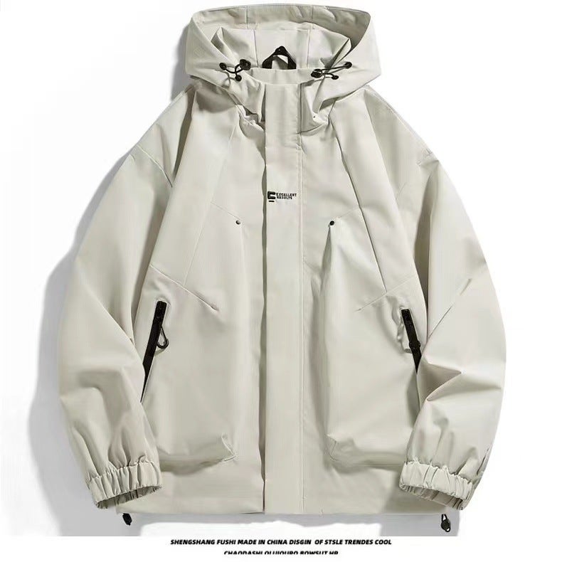 Outdoor Charge Clothes Men'S Jacket Coat American-Style Functional Thin Windproof Waterproof Sports Fishing Mountaineering Suit - Image 3