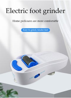 Generic Professional Electronic Pedicure Foot File, Professional Pedicure Tools Foot Care for Women, Rechargeable Foot Scrubber,Remove Hard Callused Dead and Cracked Skin (Blue)  - Image 2