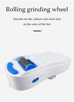 Generic Professional Electronic Pedicure Foot File, Professional Pedicure Tools Foot Care for Women, Rechargeable Foot Scrubber,Remove Hard Callused Dead and Cracked Skin (Blue)  - Image 3