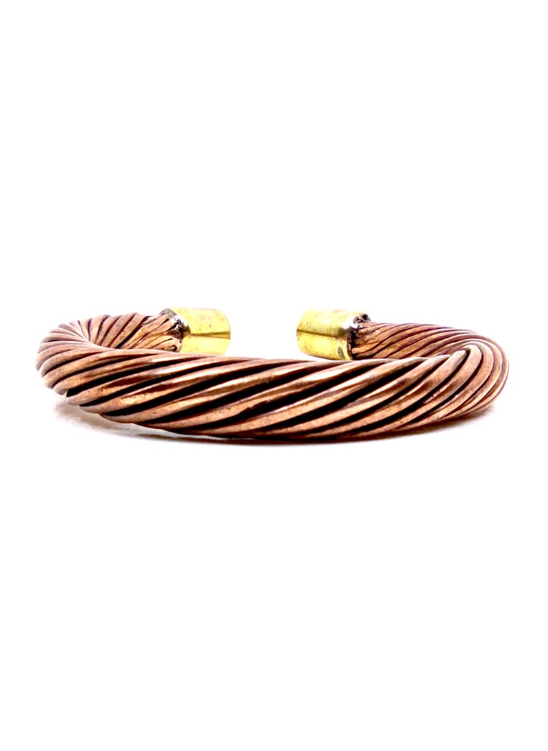 JC jimmycom Copper Cuff Bracelet,Twisted Copper Bracelet 