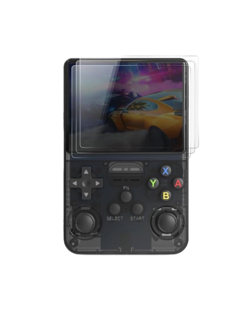 R36S Game Console Screen Protector R36S/R35S/RGB20S Game Console Protective Film 9H Dustproof Scratch-resistant Tempered Glass Front Screen Protector, - Image 1