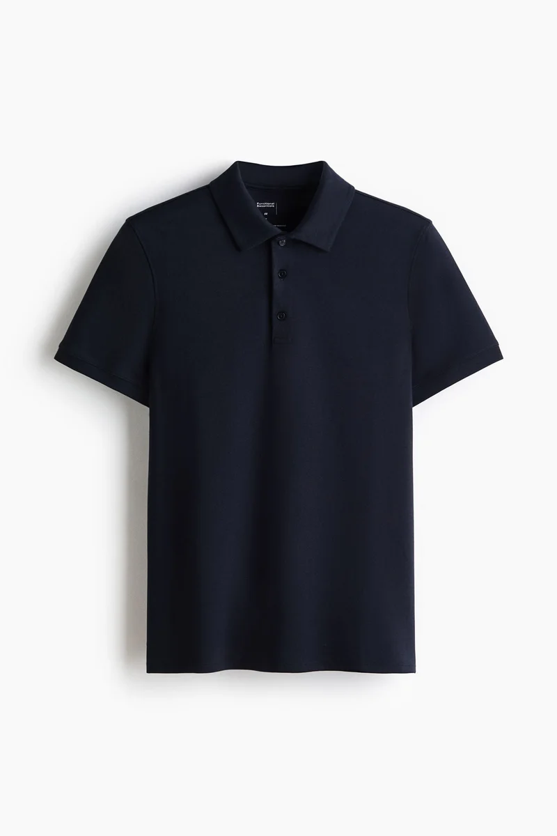 H&M  Cooling Regular Fit Polo shirt for Men | Best Price UAE