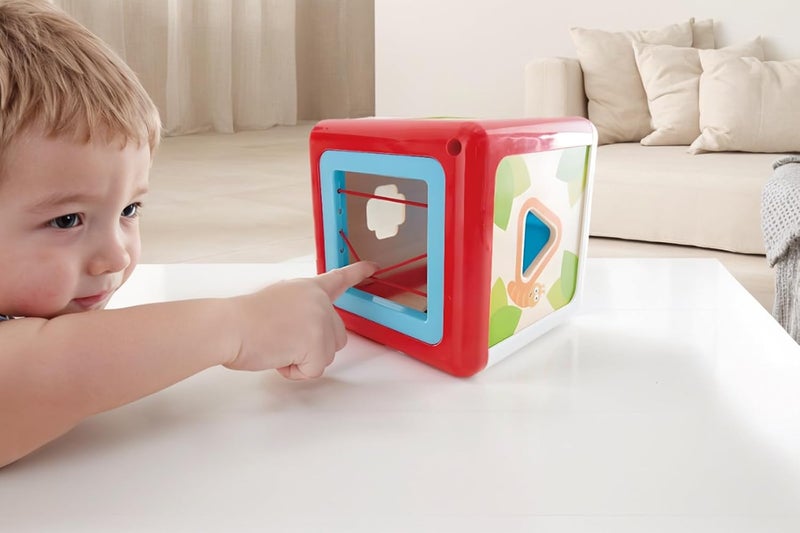 هيب S Sorting Box | Wooden Animal S Sorter, Color & S Recognition Toy for Toddlers, Educational Fine Motor Skills Development, Ages 12 Months+ - Image 3