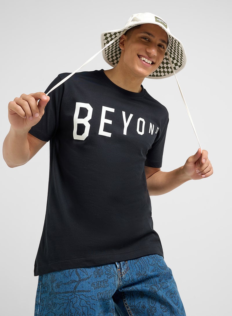 Seventy Five Basics Printed T-Shirt  - Image 1