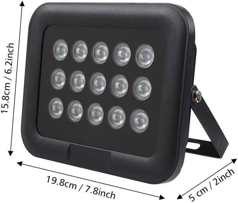 Tangxi 20~150m/65.6~492.1ft IR Infrared 8~90°Adjustable 15Pcs Infrared LED Light IP65 Night Vision Built in Light Sensor LEDs Array Light for IP Camera, - Image 5