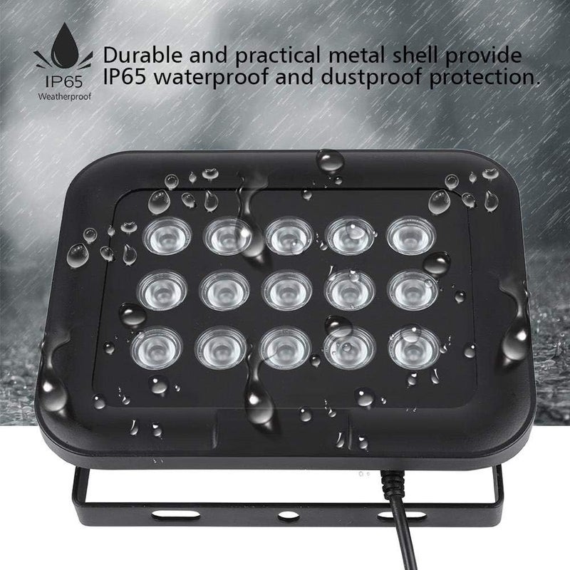 Tangxi 20~150m/65.6~492.1ft IR Infrared 8~90°Adjustable 15Pcs Infrared LED Light IP65 Night Vision Built in Light Sensor LEDs Array Light for IP Camera, - Image 3