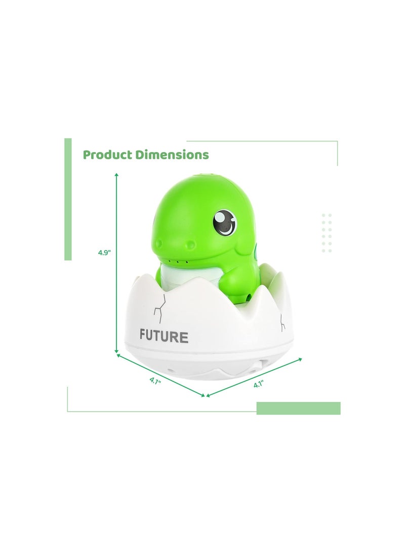 واي آند دي Baby Bath Toys, Dinosaur Automatic Water Spray Toys for Infants 6-12 Months, Light Up Sprinkler, Toddler, Fountain Bathtub Kids Bathroom Gift Pool Swimming - Image 5