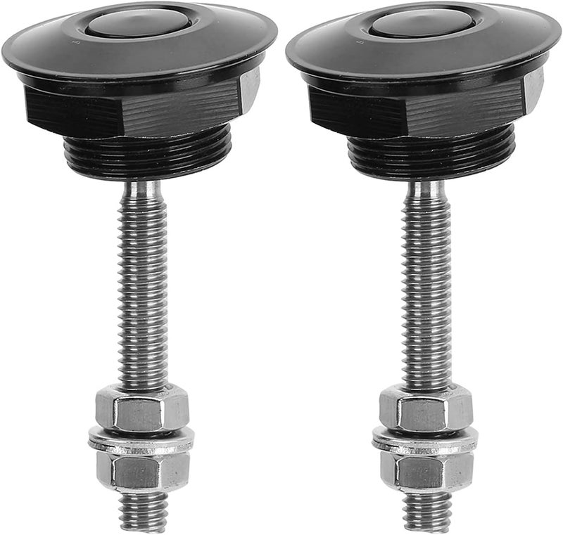 Car Hood Pin Quick Release Bonnet Lock, 2Pcs Universal Car Hook Pins Bumper Clip Latches, 0.9in/1.3in Lock Clip Push Button Bonnet Kit, Low Profile Hood Pins (32mm) - Image 4