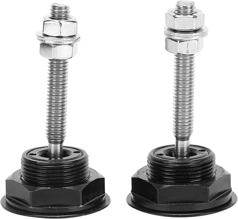 Car Hood Pin Quick Release Bonnet Lock, 2Pcs Universal Car Hook Pins Bumper Clip Latches, 0.9in/1.3in Lock Clip Push Button Bonnet Kit, Low Profile Hood Pins (32mm) - Image 1