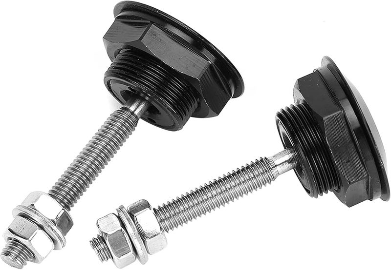 Car Hood Pin Quick Release Bonnet Lock, 2Pcs Universal Car Hook Pins Bumper Clip Latches, 0.9in/1.3in Lock Clip Push Button Bonnet Kit, Low Profile Hood Pins (32mm) - Image 3
