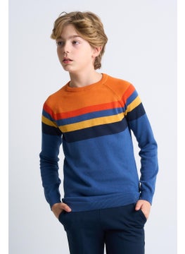 Alexander Gardi Colour Block Cotton Kids Sweater (C23-7106)  - Image 3