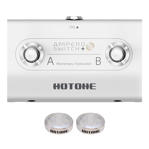 HOTONE Dual Footswitch Pedal Momentary 2-Way Pedal Foot Switch Controller Switch 6.35 mm (Ampero Switch+) - Image 1