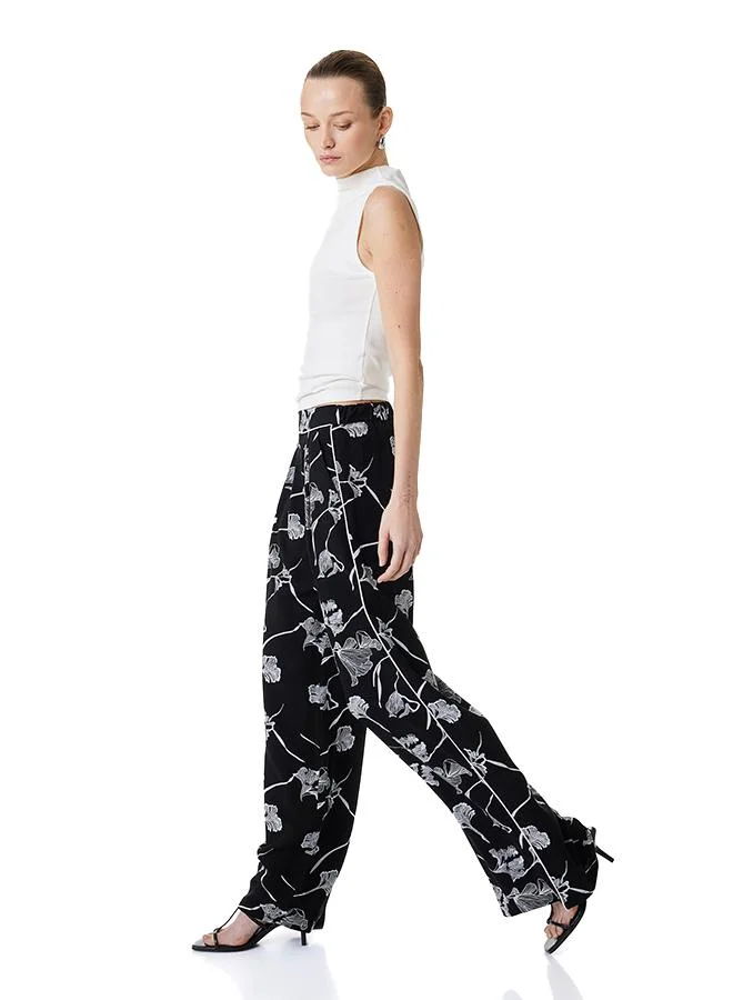 كوتون Floral Pants