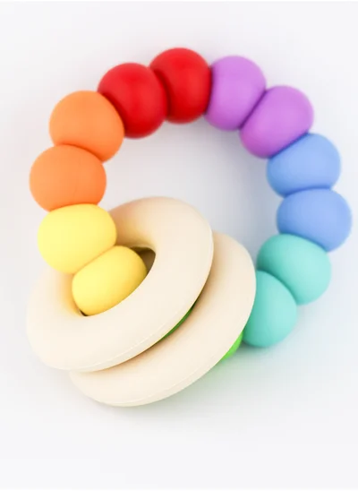 Desert Chomps Desert Chomps Vera Classic Teether - Rainbow/Bold