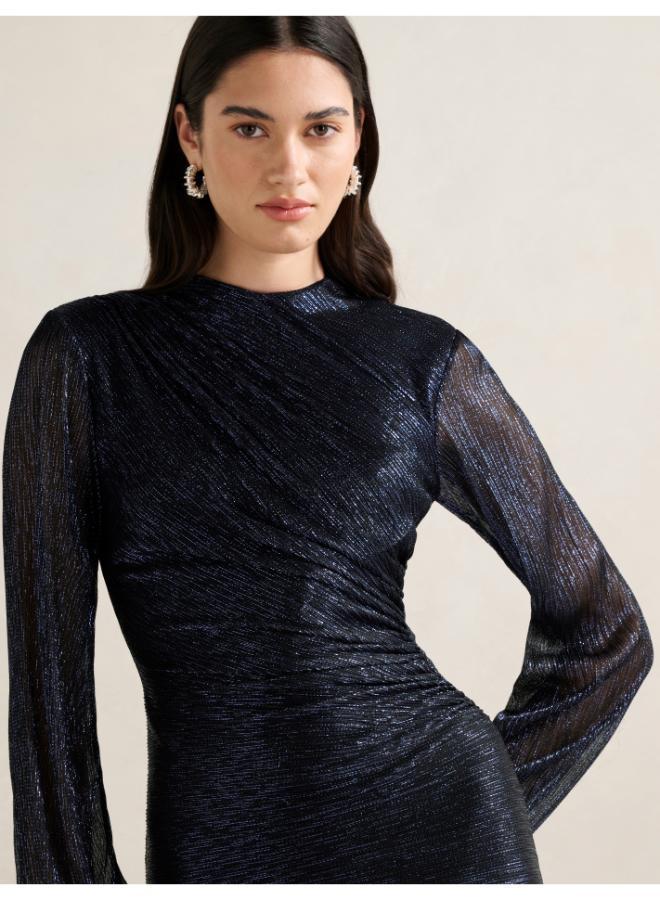 forever new Kristen Long Sleeve Plisse Maxi - Image 3