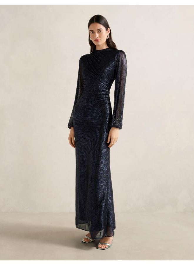 forever new Kristen Long Sleeve Plisse Maxi - Image 4