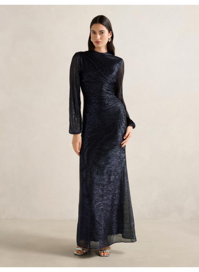 forever new Kristen Long Sleeve Plisse Maxi - Image 1