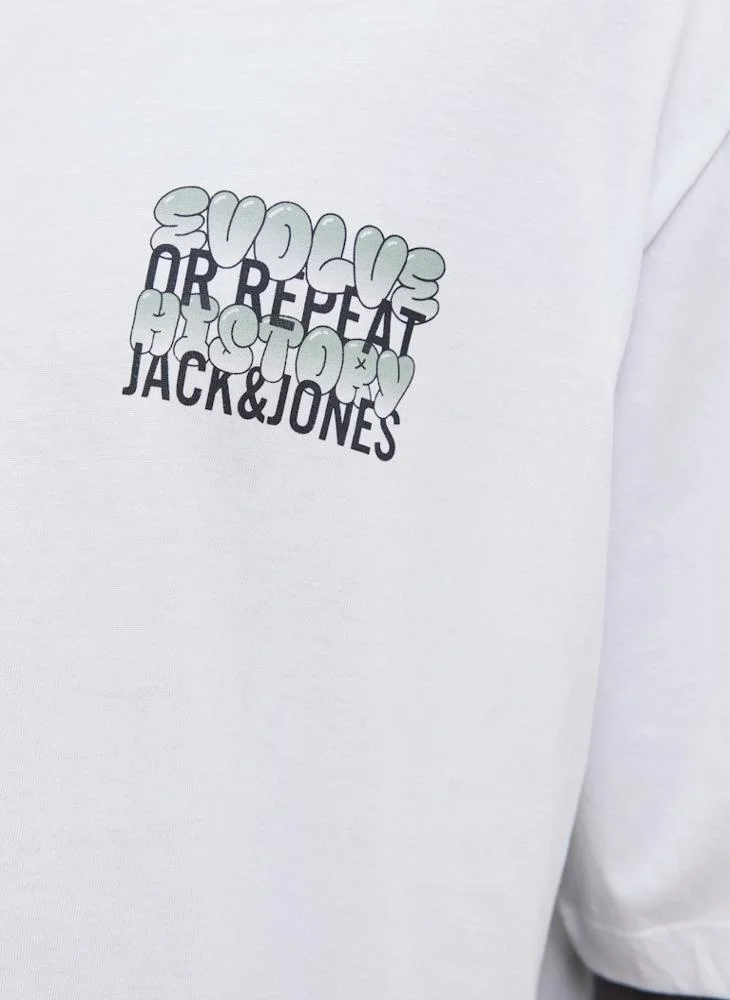 JACK & JONES Back Print Regular Fit T-Shirt