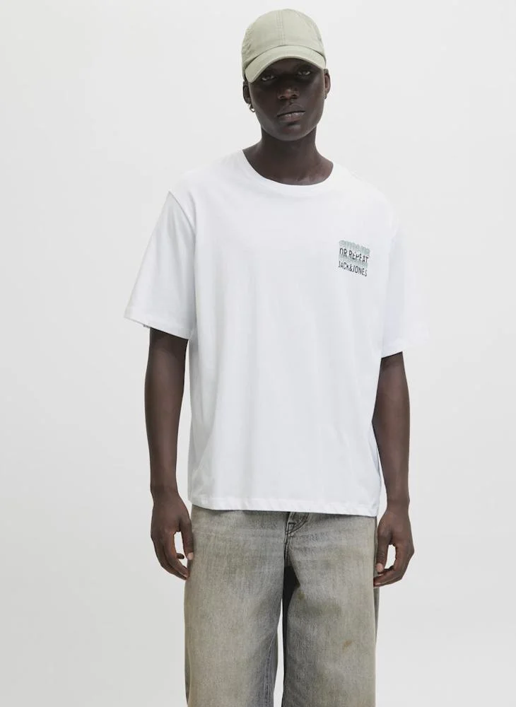 JACK & JONES Jjwobly Crew Neck T-Shirt
